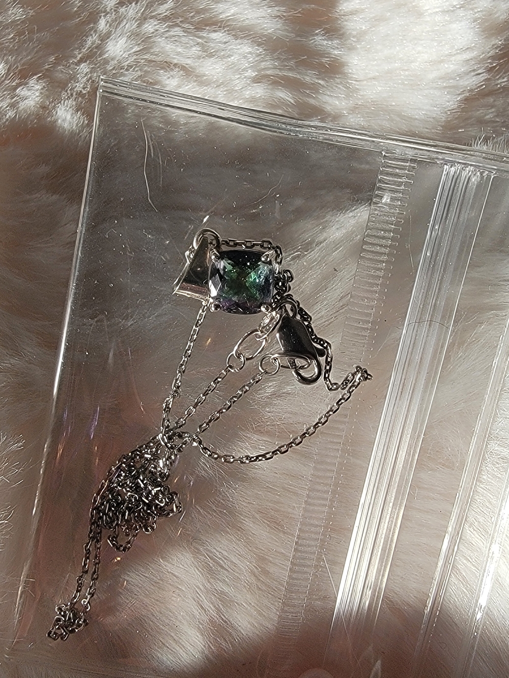 Sterling Silver Mystic Topaz Pendant Necklace